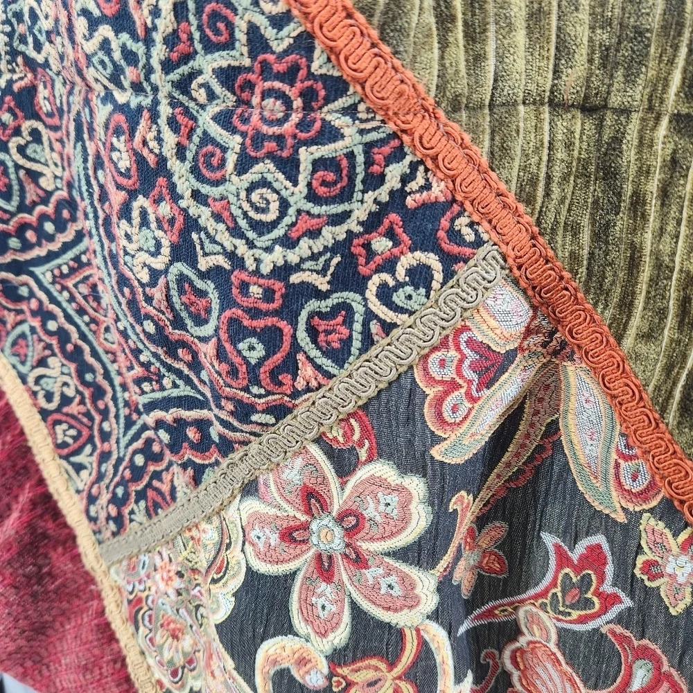 Handmade Tapestry Grandma Core Shoulder Tote Bag - Picture 4 of 15
